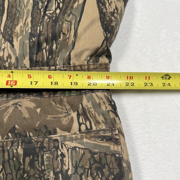 Vintage Gander Mountain Coveralls Mens Large Brown TreBark Camo Hunting 90s - Picture 12 of 15